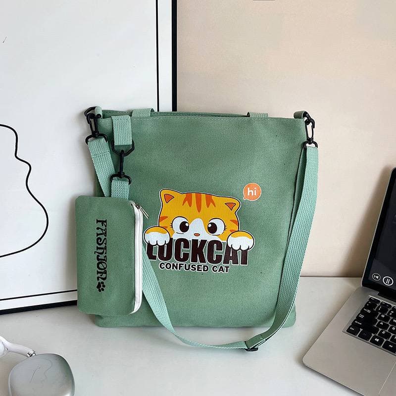 purseC green tote bag